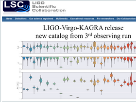 'ligo.org' screenshot