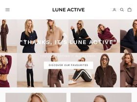 Lune Active US website screenshot