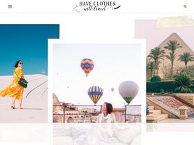 'have-clothes-will-travel.com' screenshot
