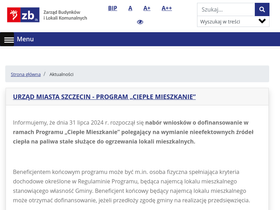 'zbilk.szczecin.pl' screenshot