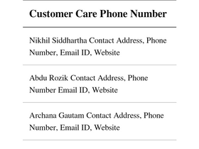 'customercarephonenumber.in' screenshot