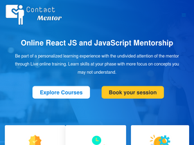 'contactmentor.com' screenshot