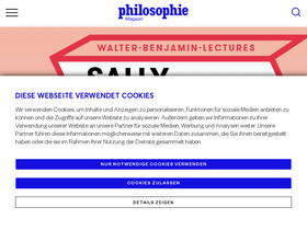 'philomag.de' screenshot