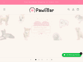 PawliBar website screenshot