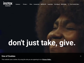 'instax.com' screenshot