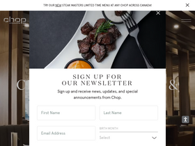 'chop.ca' screenshot