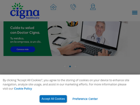 'cignasalud.es' screenshot