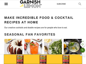 'garnishwithlemon.com' screenshot