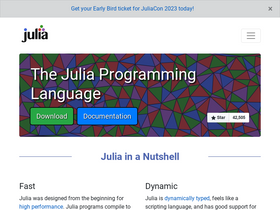 'julialang.org' screenshot
