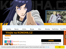 'konoha.cz' screenshot