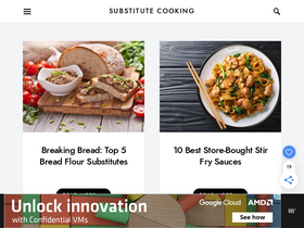 'substitutecooking.com' screenshot
