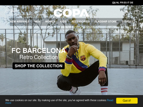 'copafootball.com' screenshot