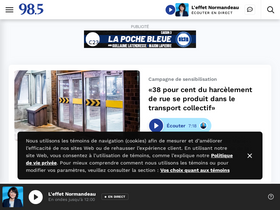 '985fm.ca' screenshot