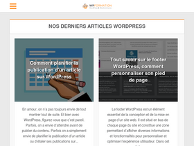 'wpformation.com' screenshot