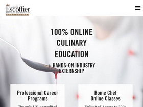 'escoffieronline.com' screenshot