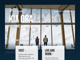 'newzealand.com' screenshot