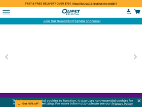 'questnutrition.com' screenshot