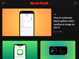 'nerdschalk.com' screenshot