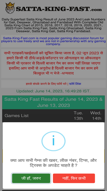 Satta King Fast Com Traffic Analytics Market Share Similarweb