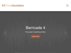 'toneboosters.com' screenshot