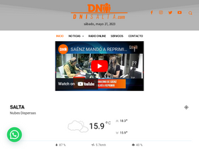 'dnisalta.com' screenshot