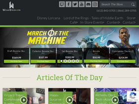 'wizardtower.com' screenshot