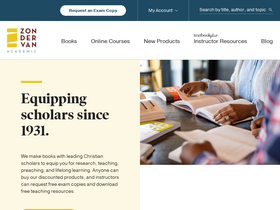 'zondervanacademic.com' screenshot