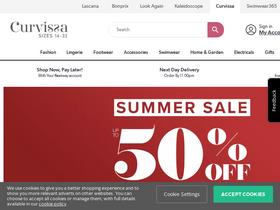 'curvissa.co.uk' screenshot
