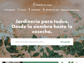 'huerto-en-casa.com' screenshot