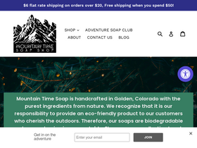 mountaintimesoap.com homepage screenshot