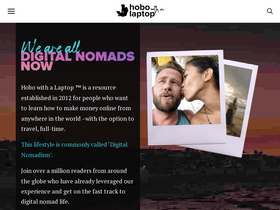 'hobowithalaptop.com' screenshot