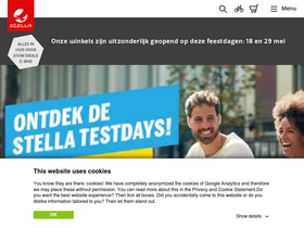 'stellabikes.be' screenshot