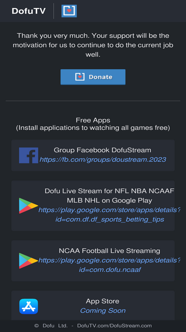 dofu live nfl football & more