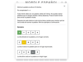 'wordleespanol.org' screenshot