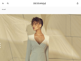'dessange.com' screenshot