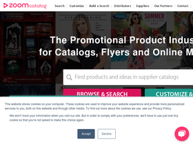 'zoomcatalog.com' screenshot