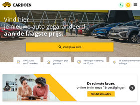 'cardoen.be' screenshot