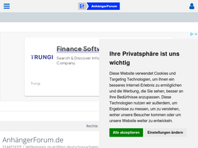 'anhaengerforum.de' screenshot
