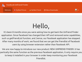 'unfriend-app.com' screenshot
