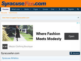 'syracusefan.com' screenshot