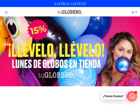 tuglobero.com homepage screenshot