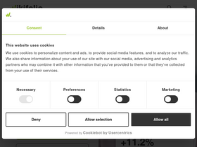 'wikifolio.com' screenshot