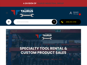 taurusspecialtytools.com homepage screenshot