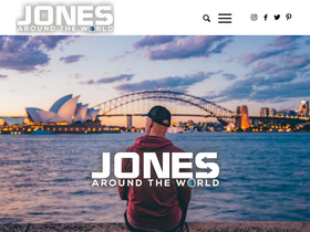 'jonesaroundtheworld.com' screenshot