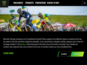 'monsterenergy.com' screenshot