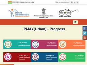 'pmaymis.gov.in' screenshot