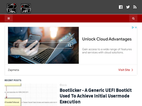 'hacking.land' screenshot