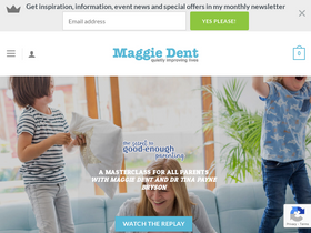 'maggiedent.com' screenshot