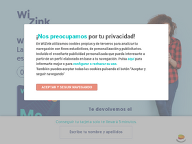 'tarjetawizink.com' screenshot