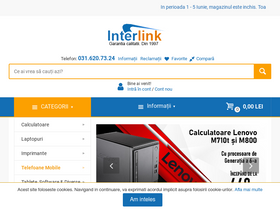 'interlink.ro' screenshot